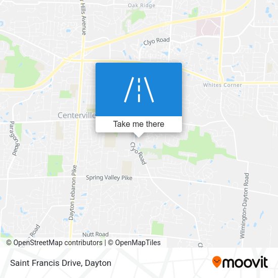 Mapa de Saint Francis Drive
