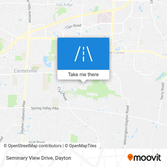 Seminary View Drive map