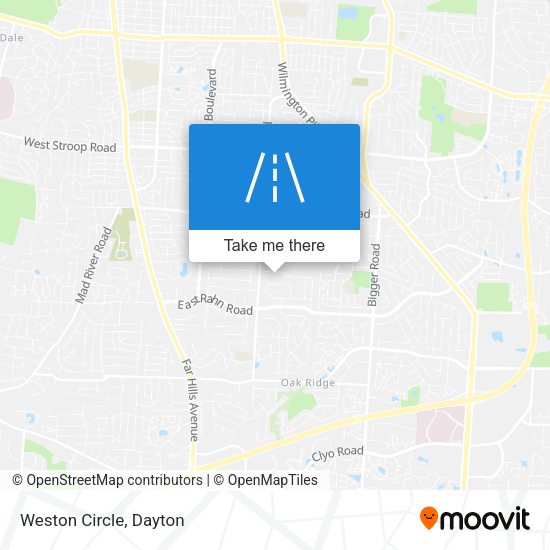 Mapa de Weston Circle