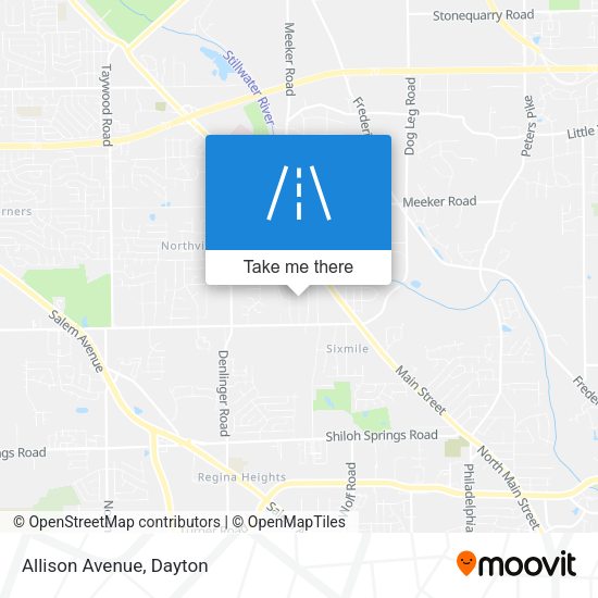 Mapa de Allison Avenue