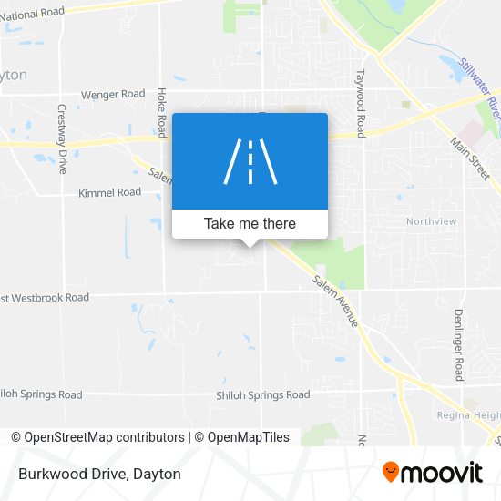 Burkwood Drive map