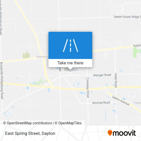 East Spring Street map