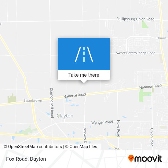 Mapa de Fox Road