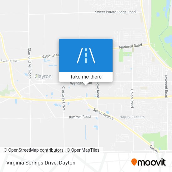 Virginia Springs Drive map