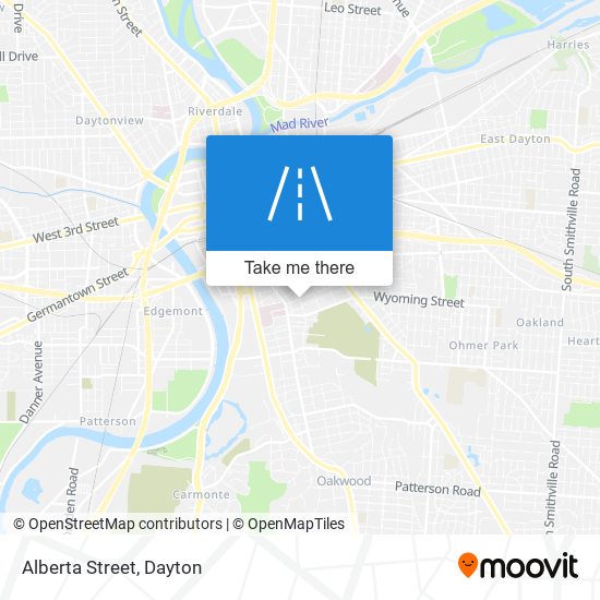 Alberta Street map