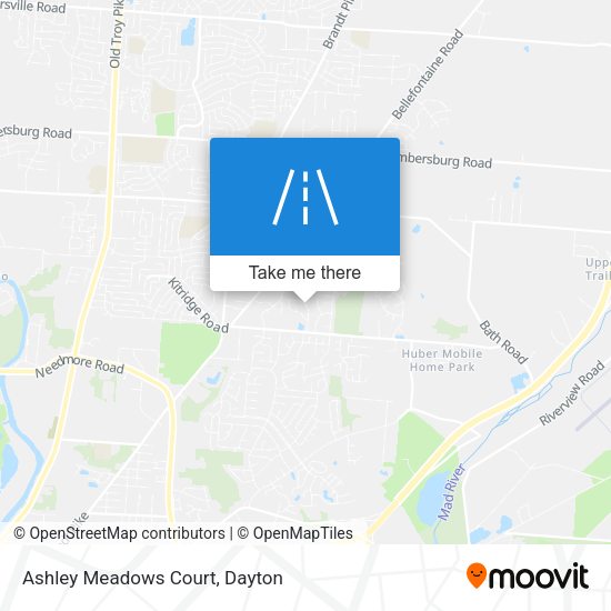 Ashley Meadows Court map