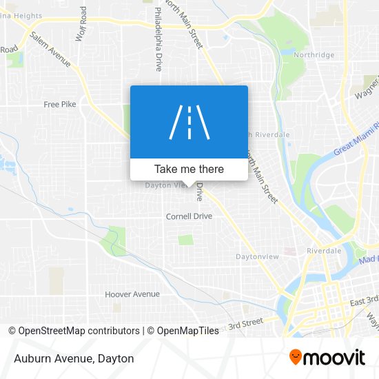 Mapa de Auburn Avenue