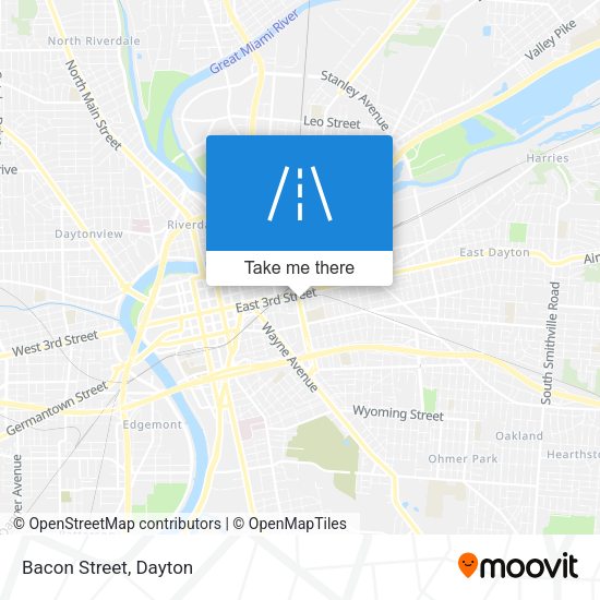 Mapa de Bacon Street