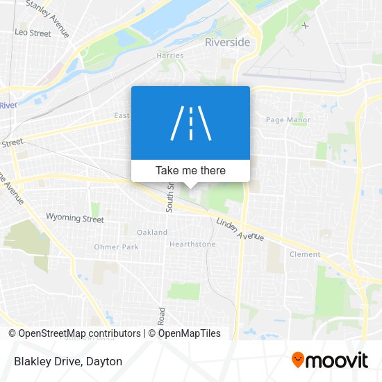 Mapa de Blakley Drive
