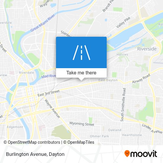 Mapa de Burlington Avenue