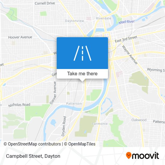 Mapa de Campbell Street