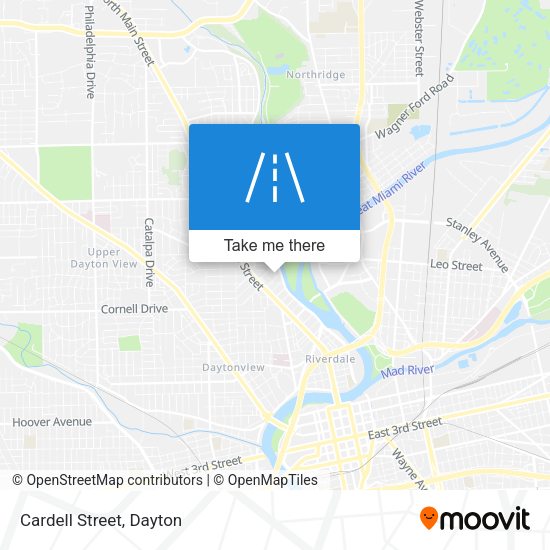 Mapa de Cardell Street