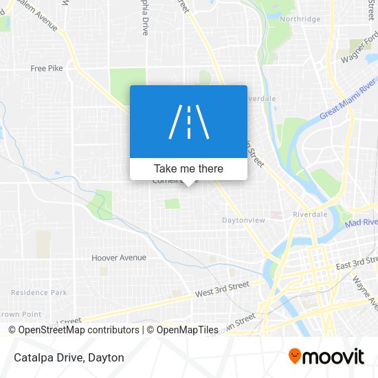 Mapa de Catalpa Drive