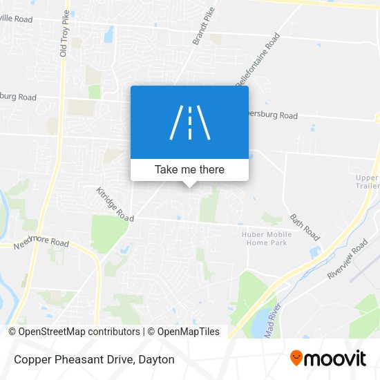 Copper Pheasant Drive map