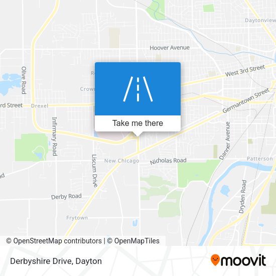 Mapa de Derbyshire Drive