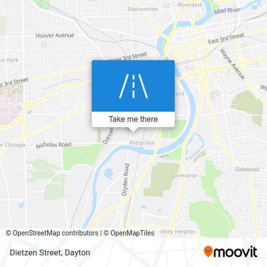 Mapa de Dietzen Street
