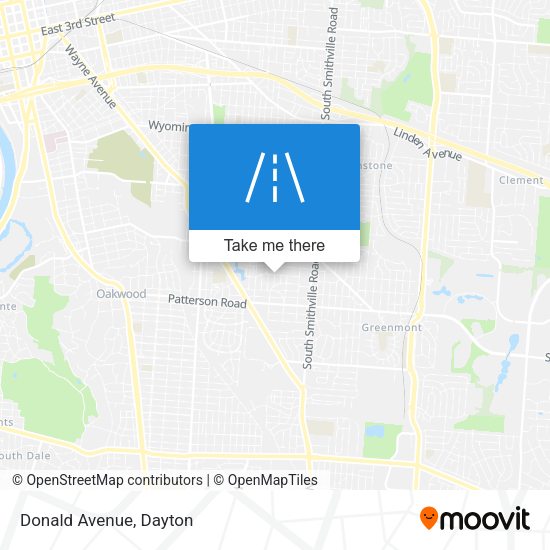 Mapa de Donald Avenue
