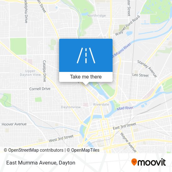 Mapa de East Mumma Avenue