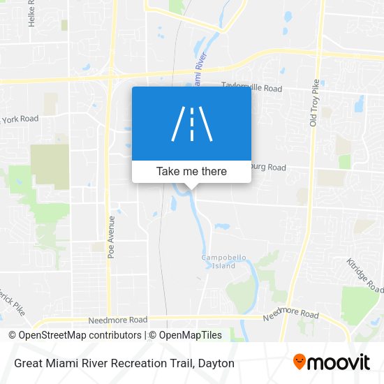 Mapa de Great Miami River Recreation Trail
