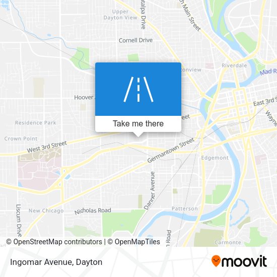 Mapa de Ingomar Avenue