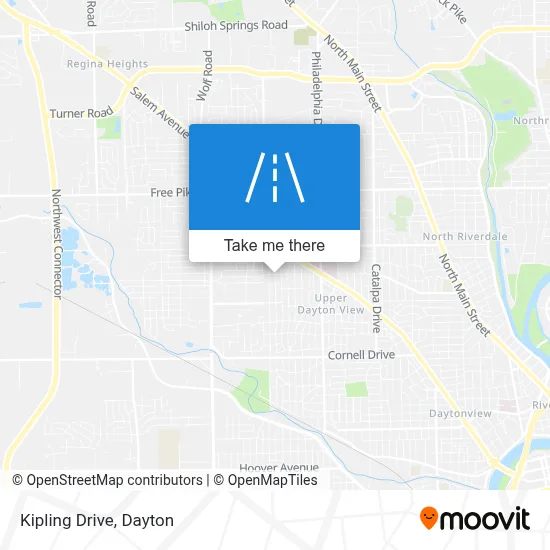 Kipling Drive map