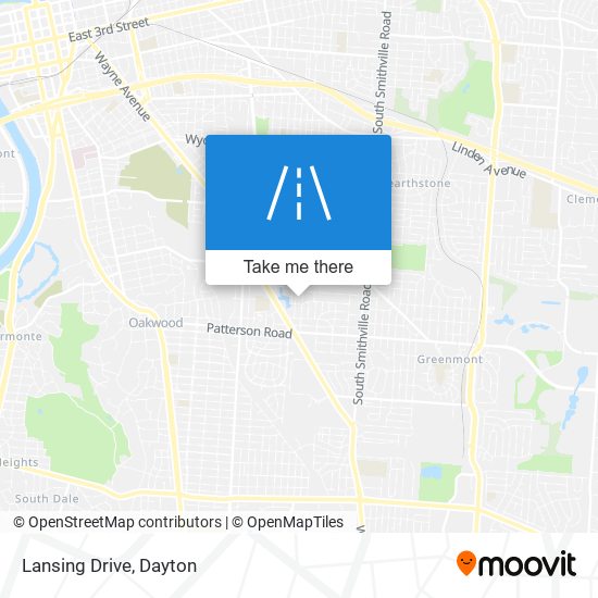 Lansing Drive map