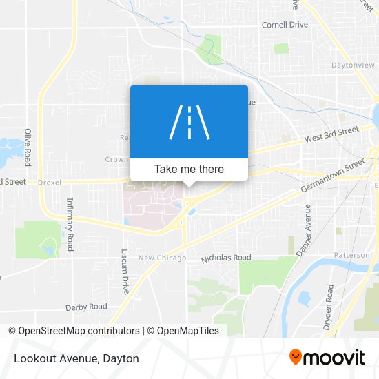 Lookout Avenue map