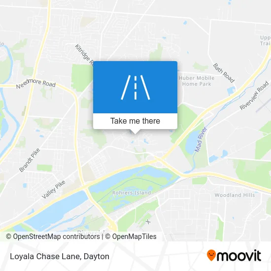 Loyala Chase Lane map