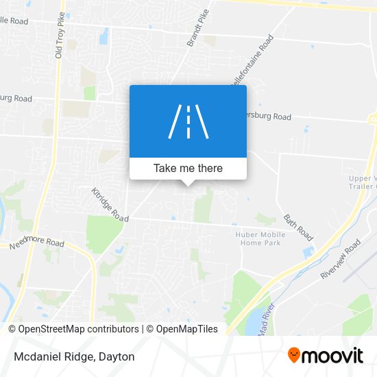 Mapa de Mcdaniel Ridge