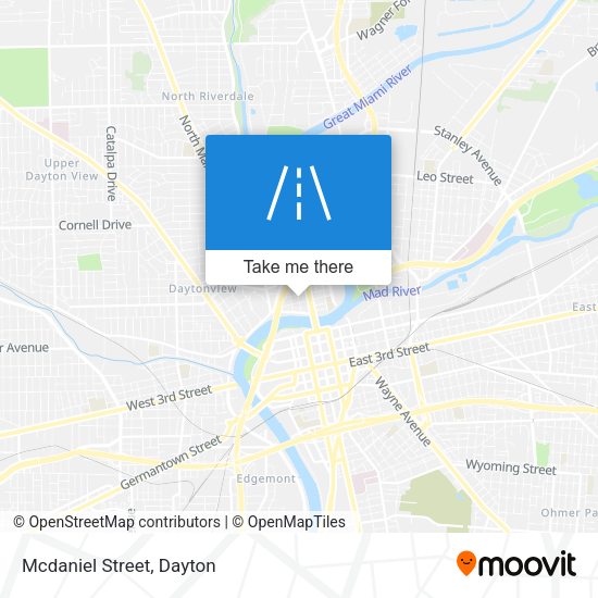 Mapa de Mcdaniel Street