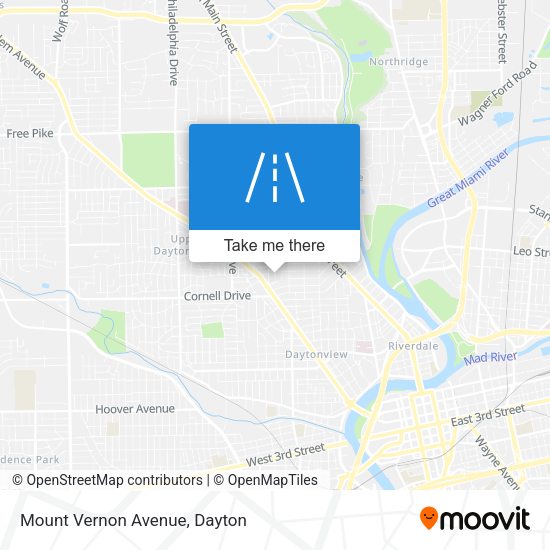 Mount Vernon Avenue map