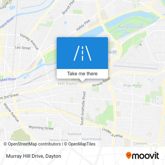 Mapa de Murray Hill Drive