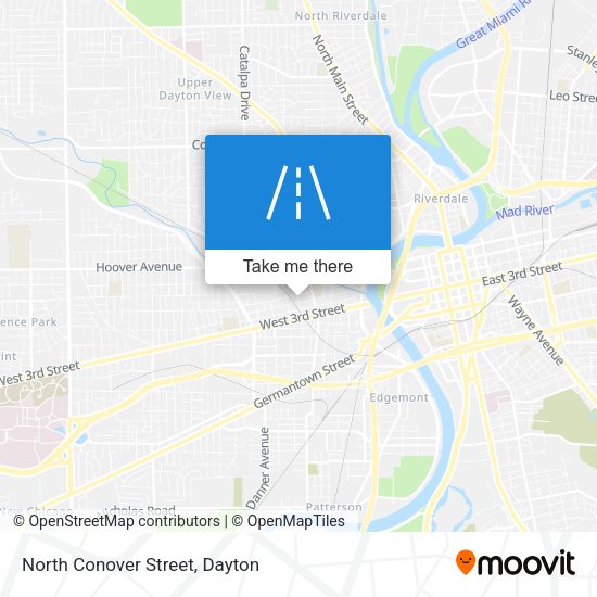 Mapa de North Conover Street