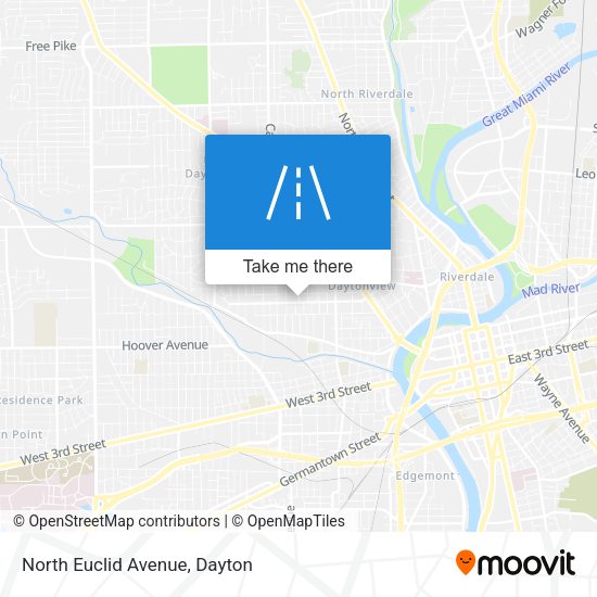 North Euclid Avenue map