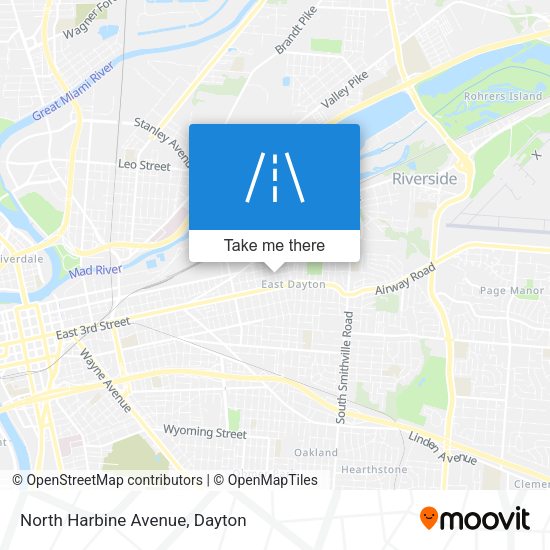 Mapa de North Harbine Avenue