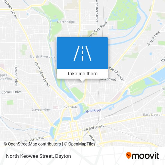 North Keowee Street map
