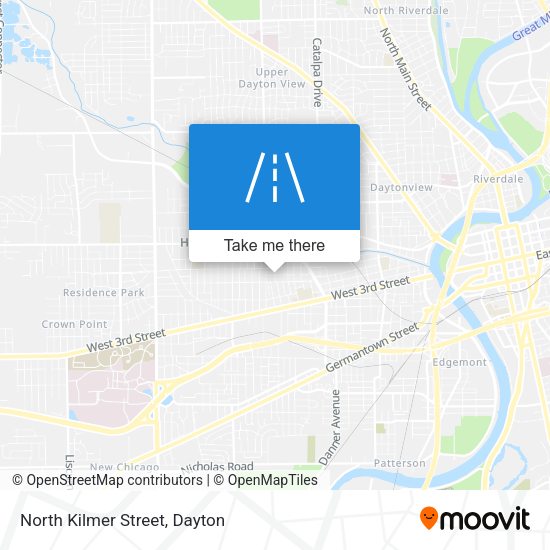 Mapa de North Kilmer Street