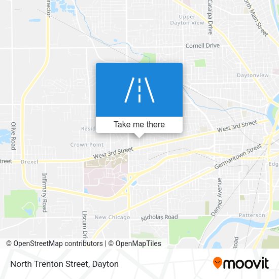 North Trenton Street map