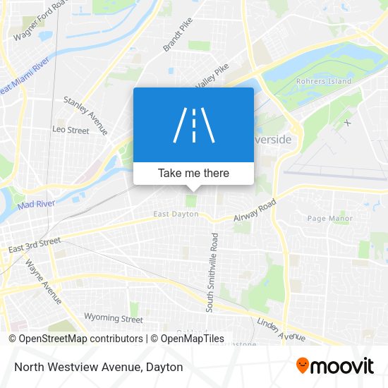 North Westview Avenue map
