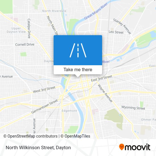 North Wilkinson Street map