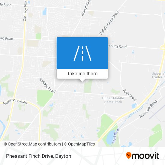 Pheasant Finch Drive map