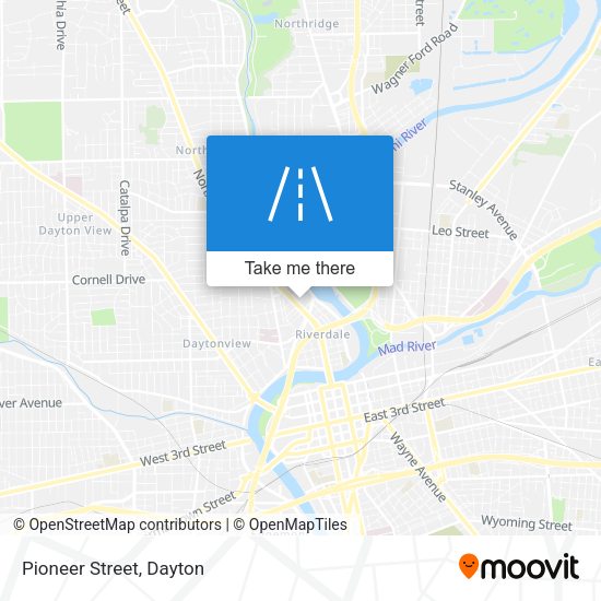 Mapa de Pioneer Street