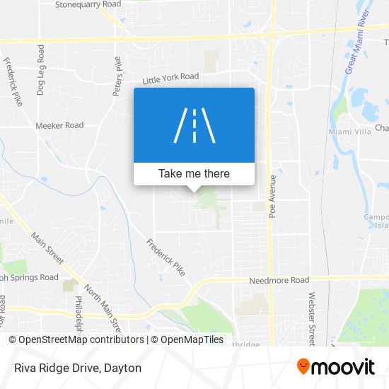 Riva Ridge Drive map