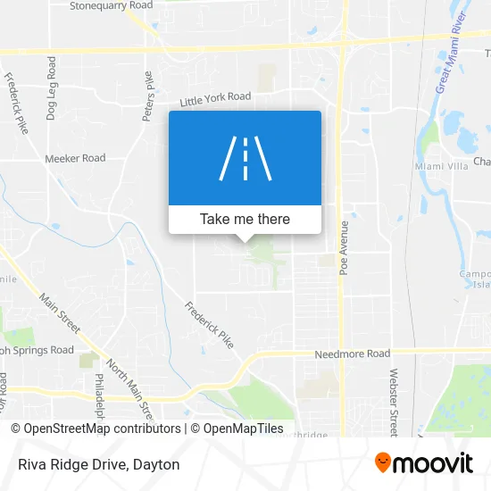 Riva Ridge Drive map