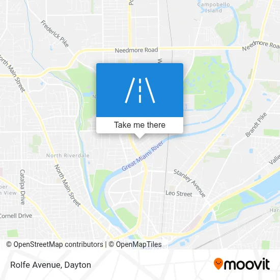 Rolfe Avenue map