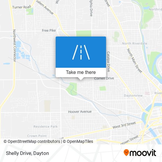 Shelly Drive map