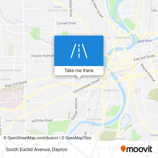 South Euclid Avenue map