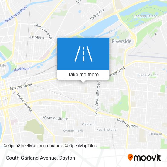 Mapa de South Garland Avenue