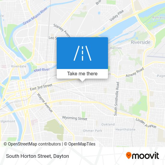 South Horton Street map