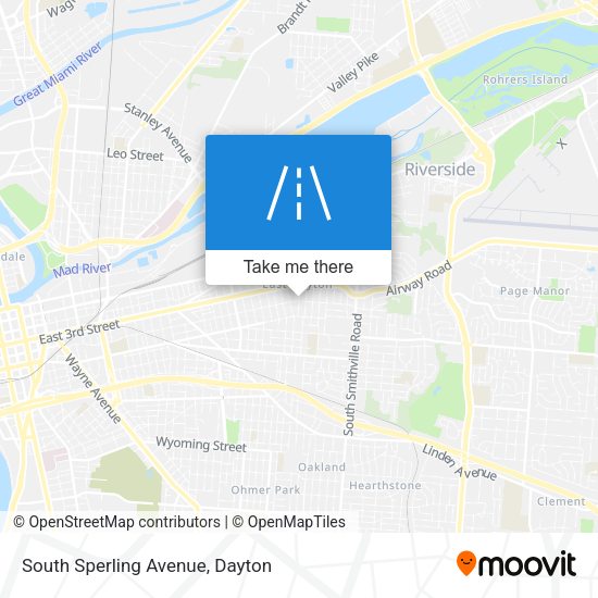 South Sperling Avenue map